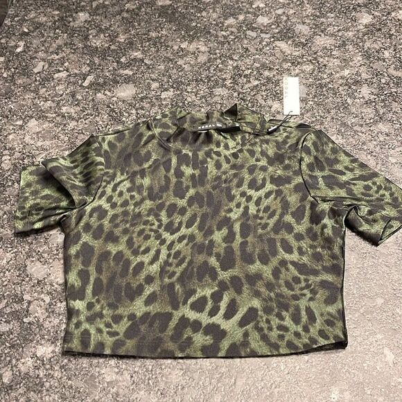 Koral Stella Cheetara Crop Top in Juniper Cheetara BNWT - Picture 4 of 7